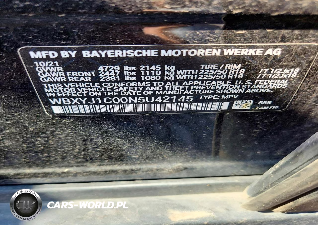 2022 BMW X2 xDrive28I VIN:WBXYJ1C00N5U42145 - 14