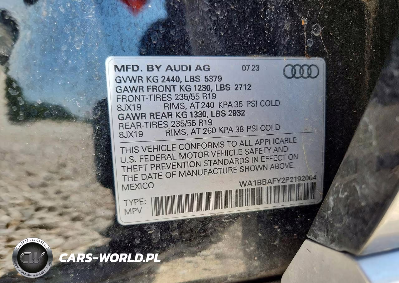 2023 Audi Q5 Premium Plus 40 VIN:WA1BBAFY2P2192004 - 13
