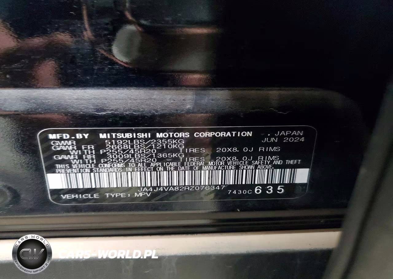 2024 Mitsubishi Outlander Se VIN:JA4J4VA82RZ076347 - 13