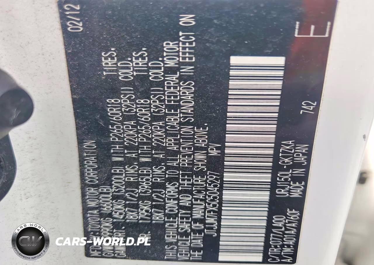 2012 Lexus Gx 460 Premium VIN:JTJJM7FX5C5045297 - 13