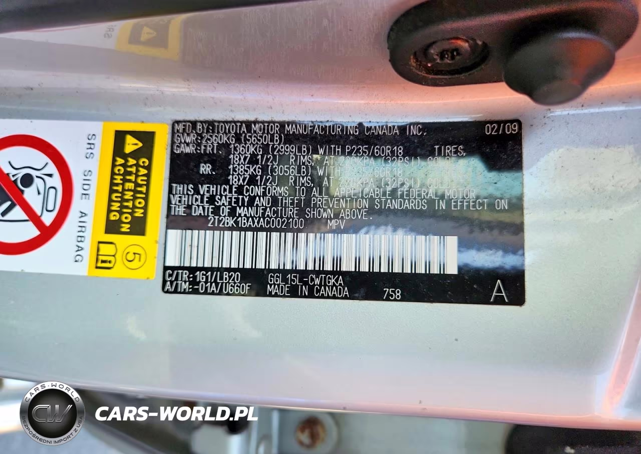 2010 Lexus Rx 350 VIN:2T2BK1BAXAC002100 - 13