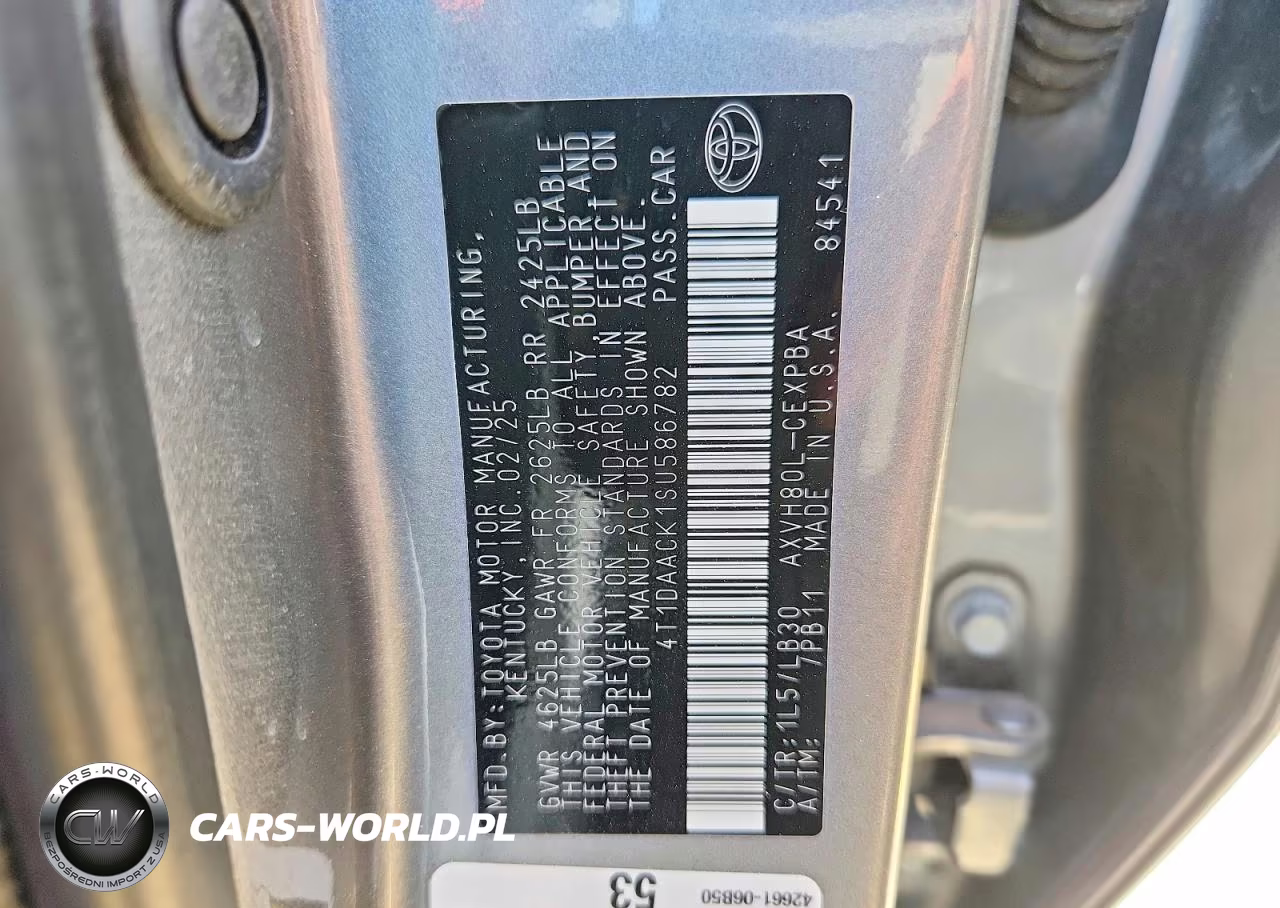 2025 Toyota Camry Xse VIN:4T1DAACK1SU586782 - 12