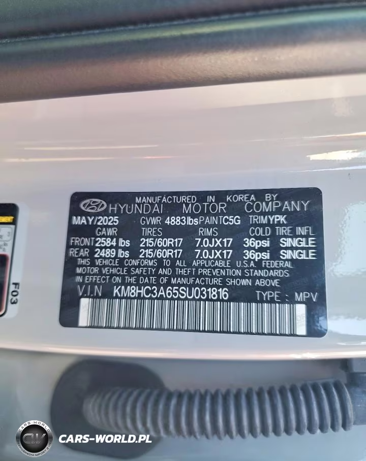 2025 Hyundai Kona Sel VIN:KM8HC3A65SU031816 - 14