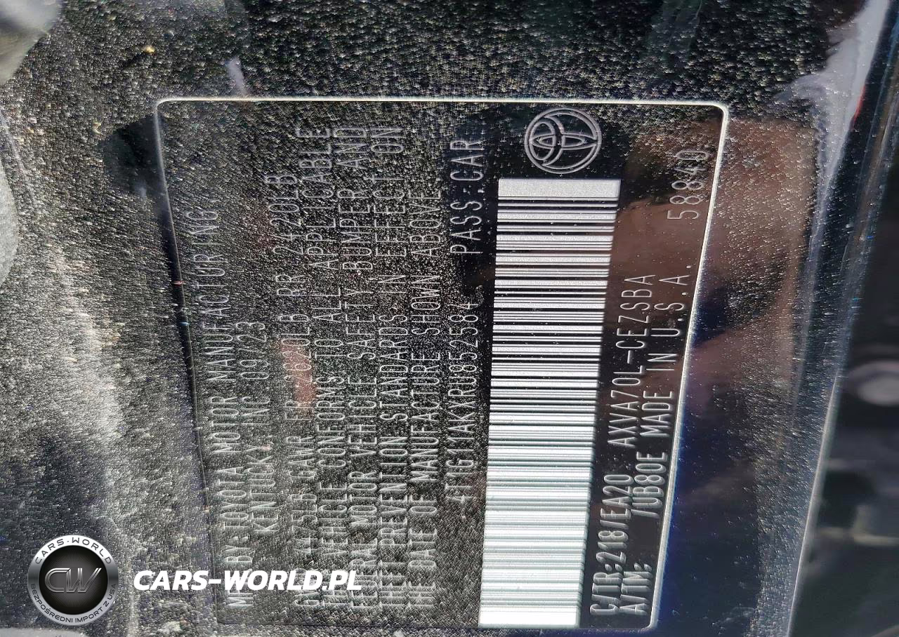 2024 Toyota Camry Se VIN:4T1G11AKXRU852584 - 12