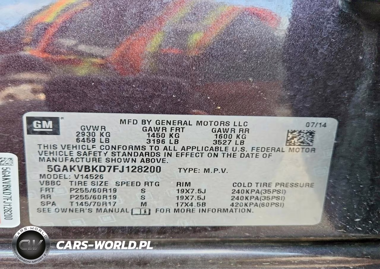 2015 Buick Enclave VIN:5GAKVBKD7FJ128200 - 12