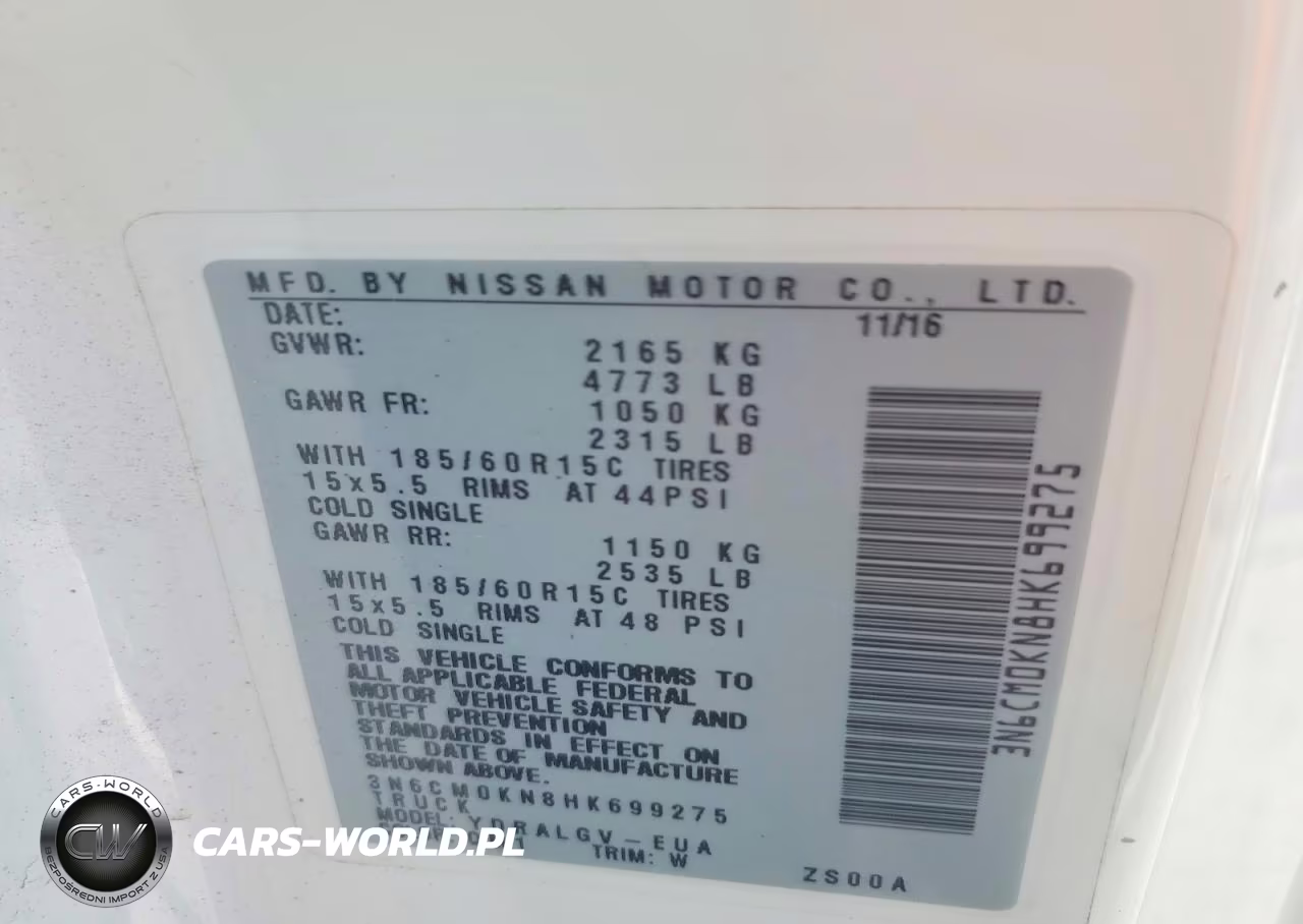 2017 Nissan Nv200 Sv VIN:3N6CM0KN8HK699275 - 14