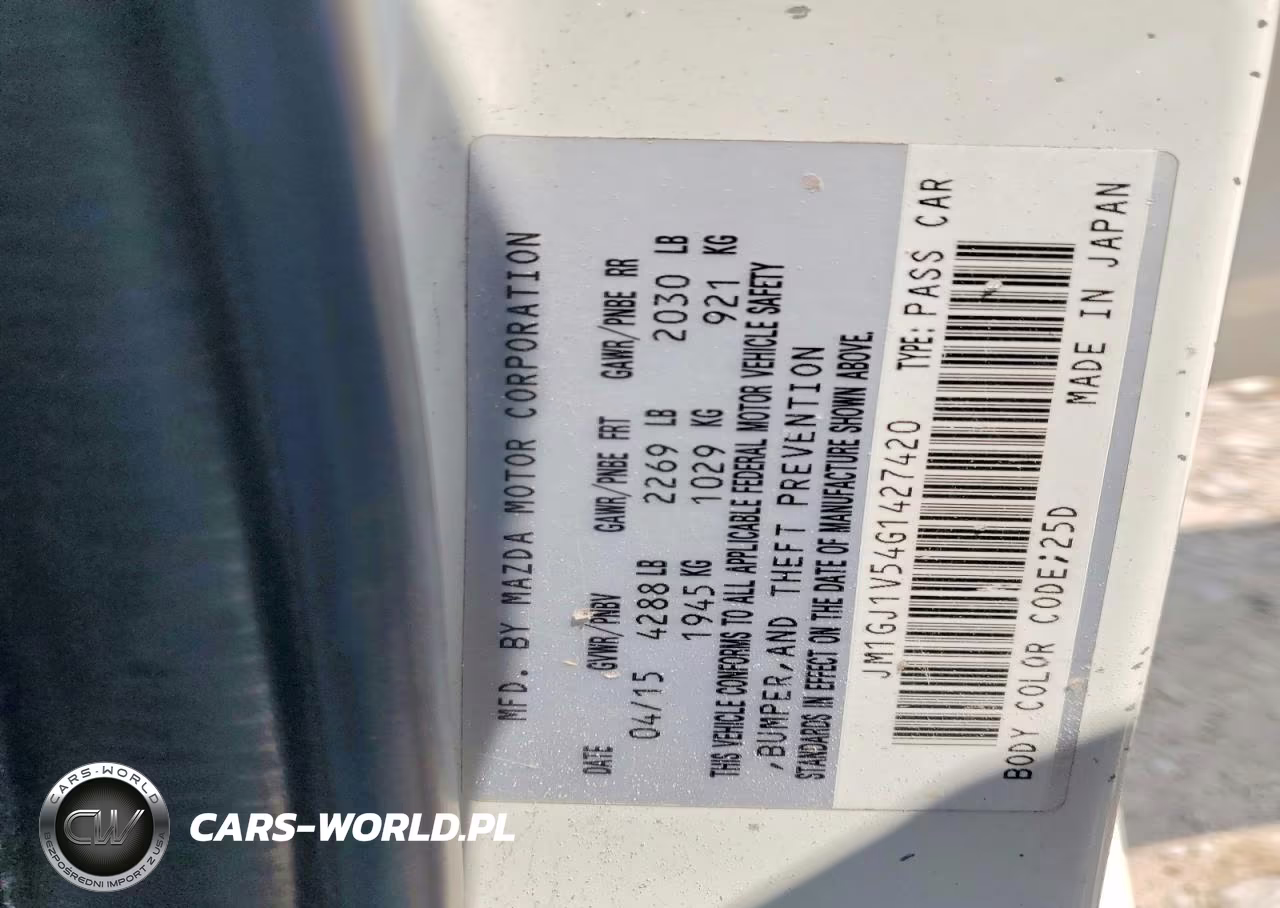 2016 Mazda 6 Touring VIN:JM1GJ1V54G1427420 - 12