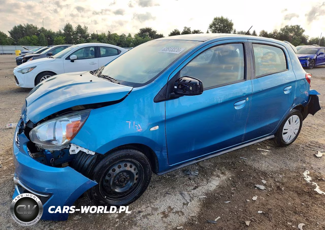 2017 Mitsubishi Mirage Es VIN:ML32A3HJXHH003668 - 1