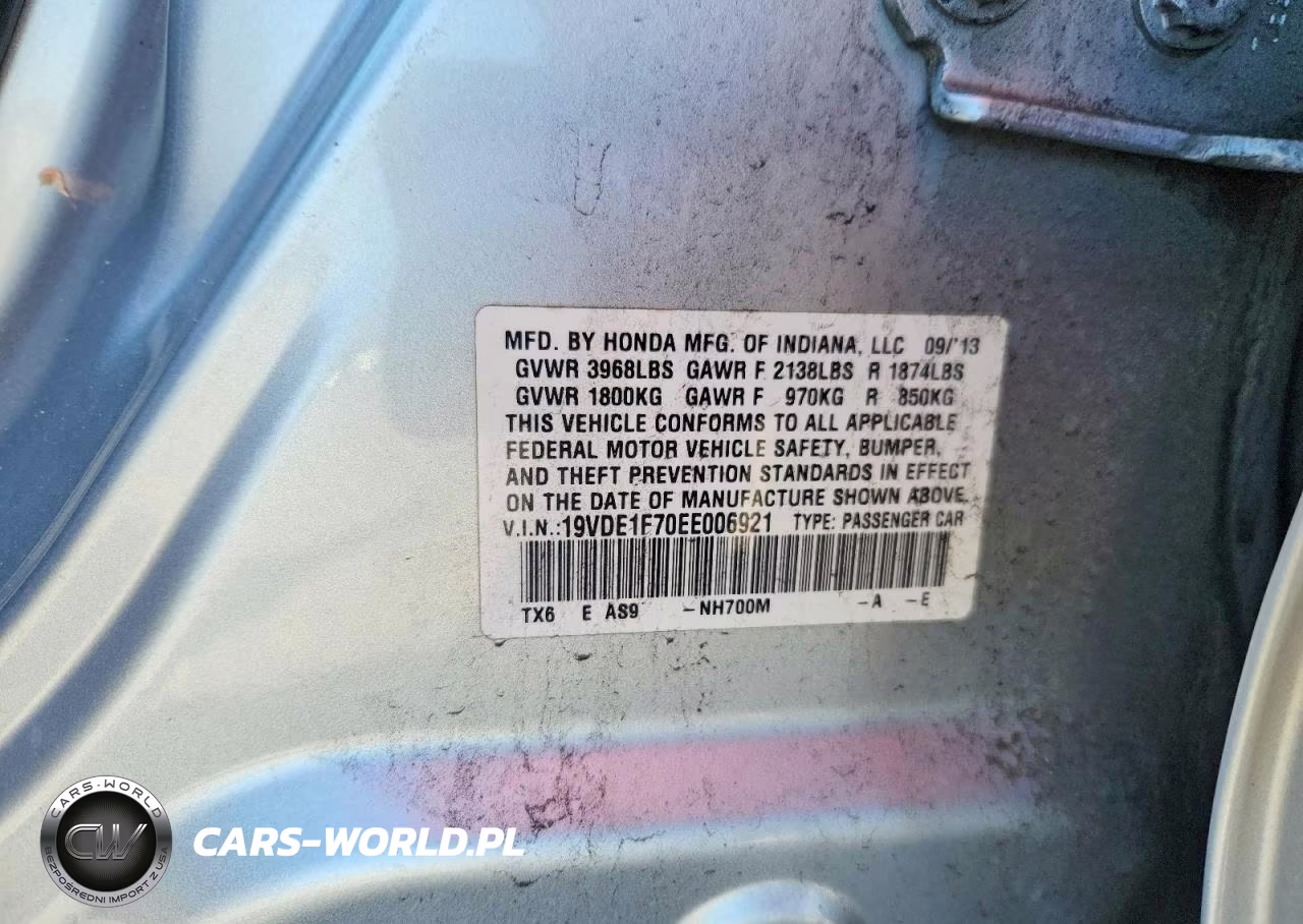 2014 Acura Ilx 20 Tech VIN:19VDE1F70EE006921 - 12