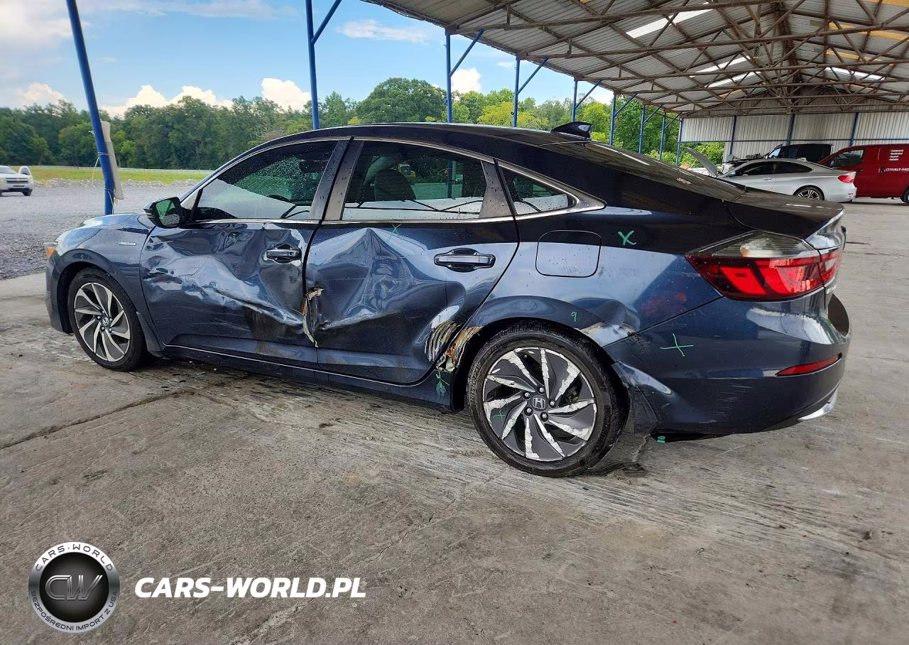 2019 Honda Insight Touring VIN:19XZE4F90KE027196 - 2