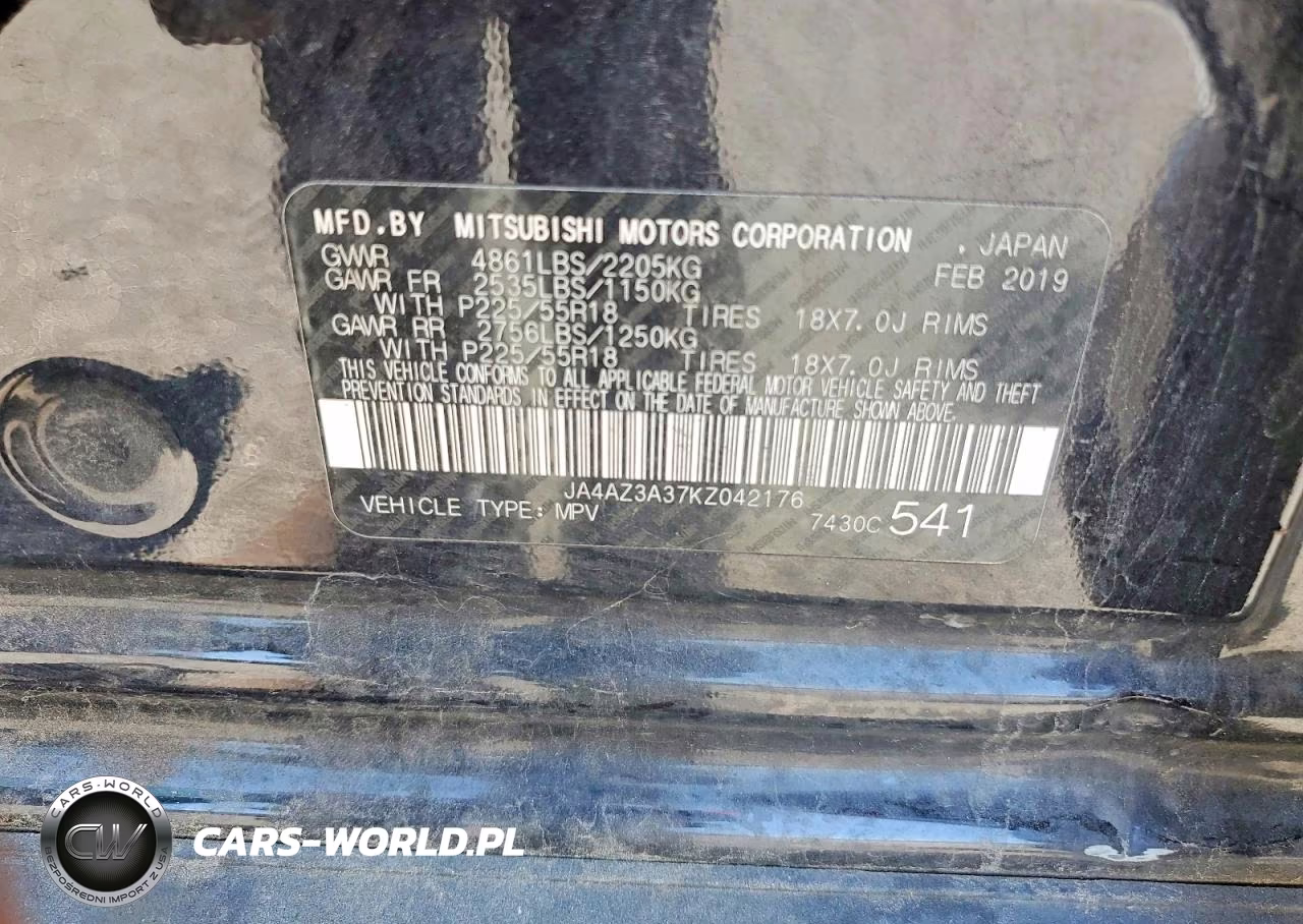 2019 Mitsubishi Outlander Se VIN:JA4AZ3A37KZ042176 - 13