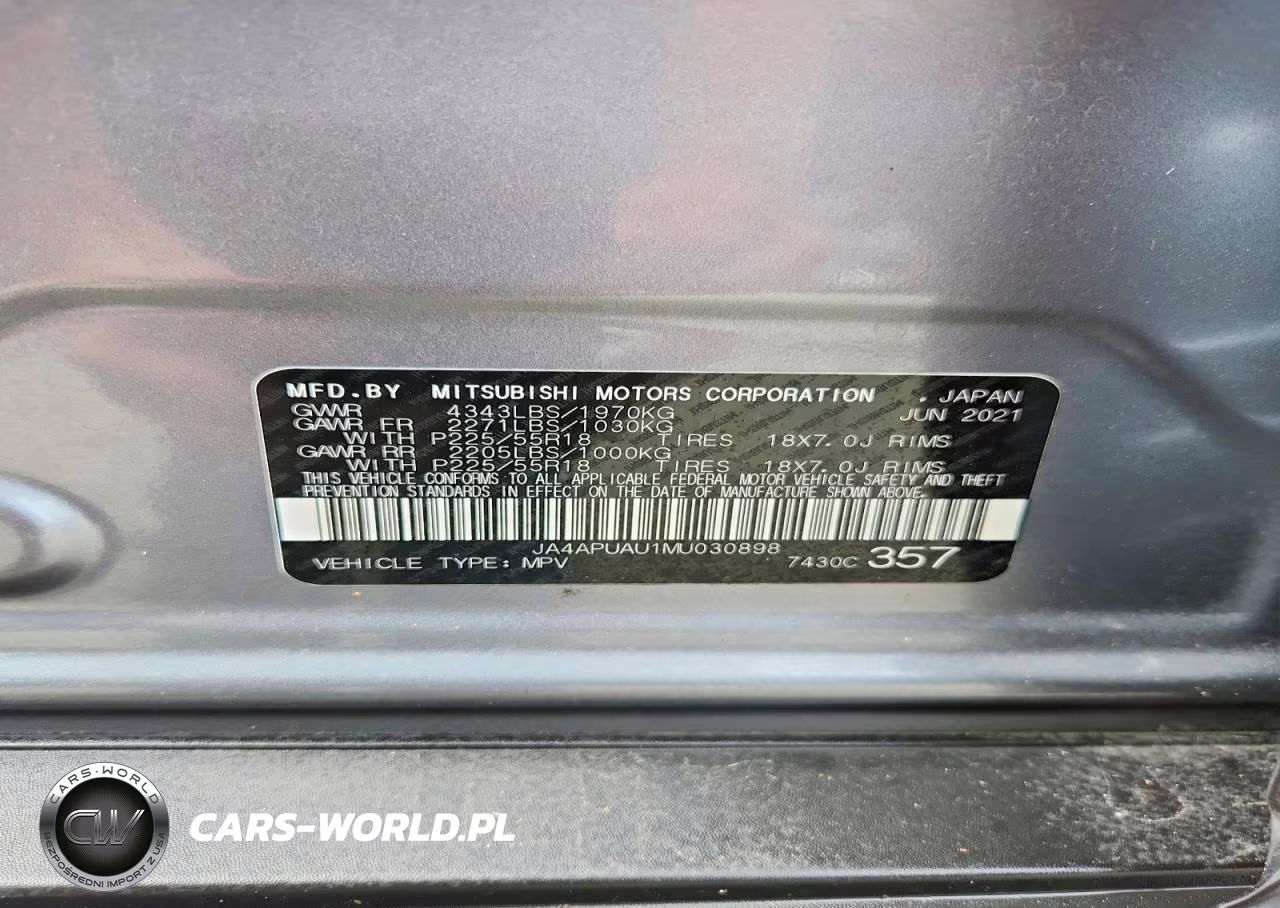 2021 Mitsubishi Outlander Sport Es VIN:JA4APUAU1MU030898 - 12