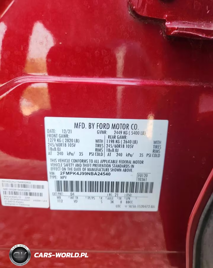 2022 Ford Edge Sel VIN:2FMPK4J99NBA24540 - 14