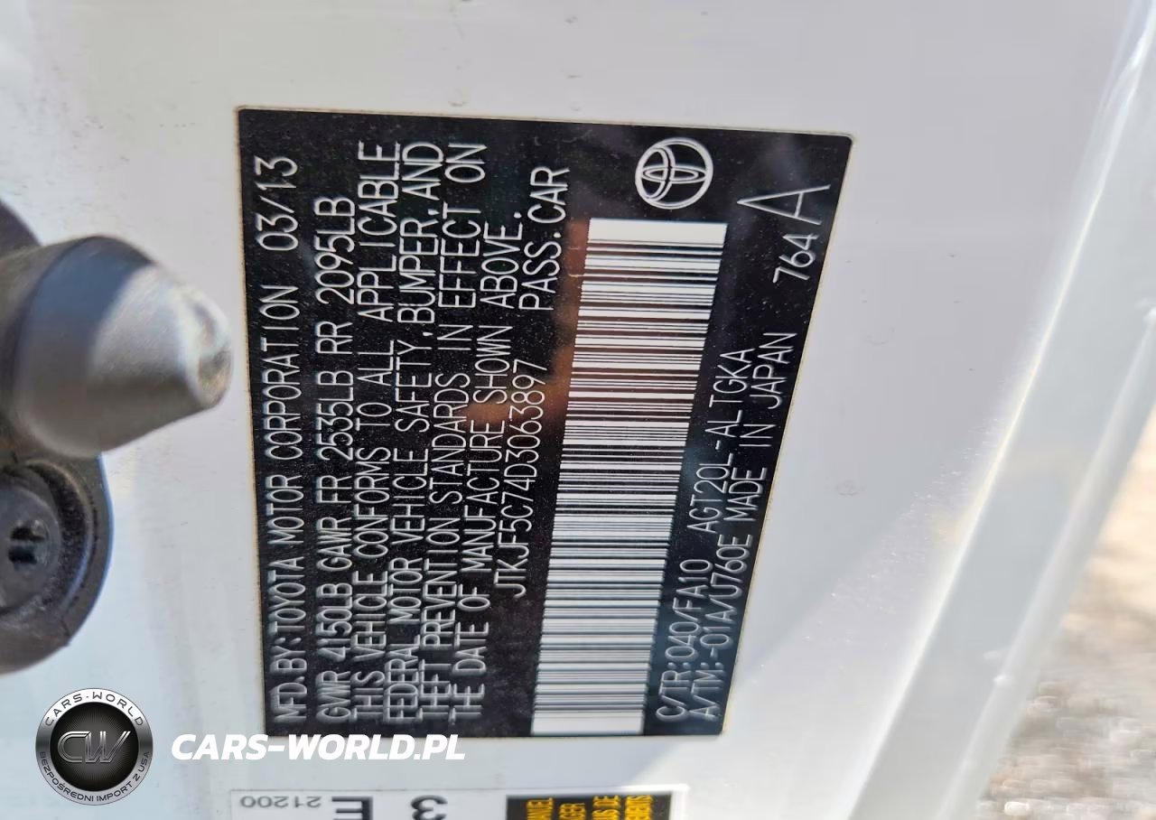 2013 Scion Tc Base VIN:JTKJF5C74D3063897 - 12