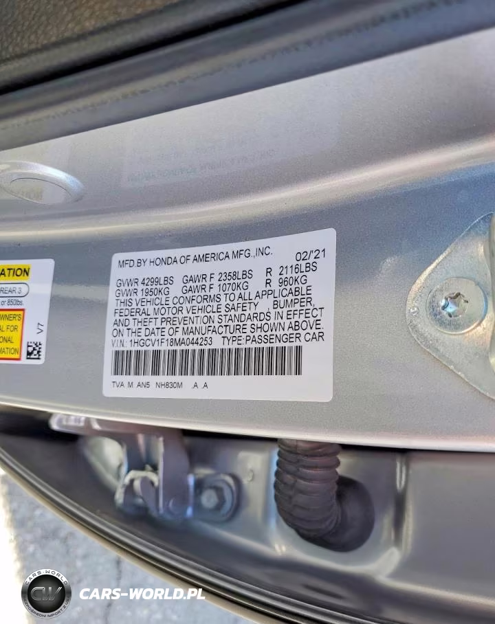 2021 Honda Accord Lx VIN:1HGCV1F18MA044253 - 12