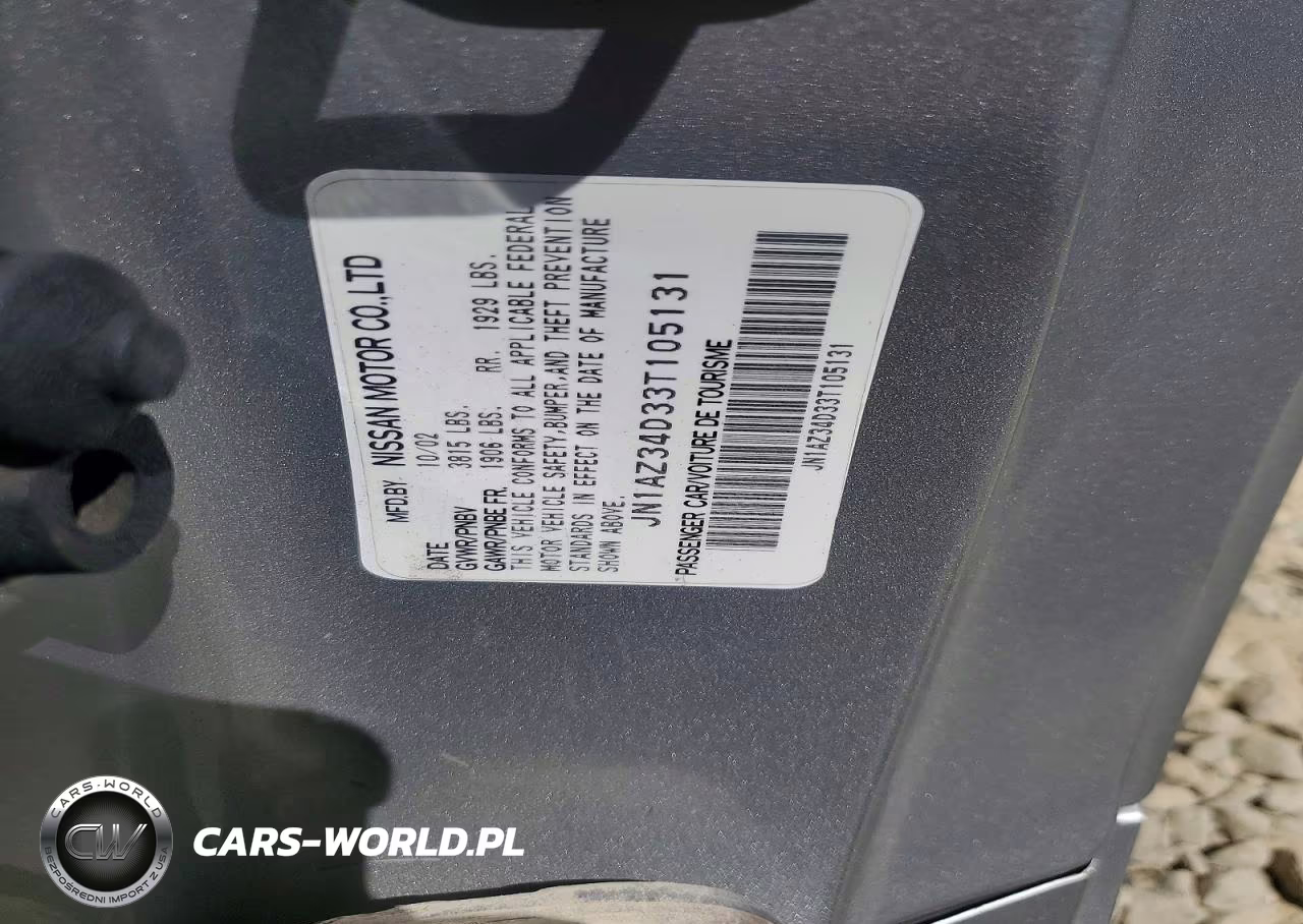 2003 Nissan 350Z Coupe VIN:JN1AZ34D33T105131 - 13