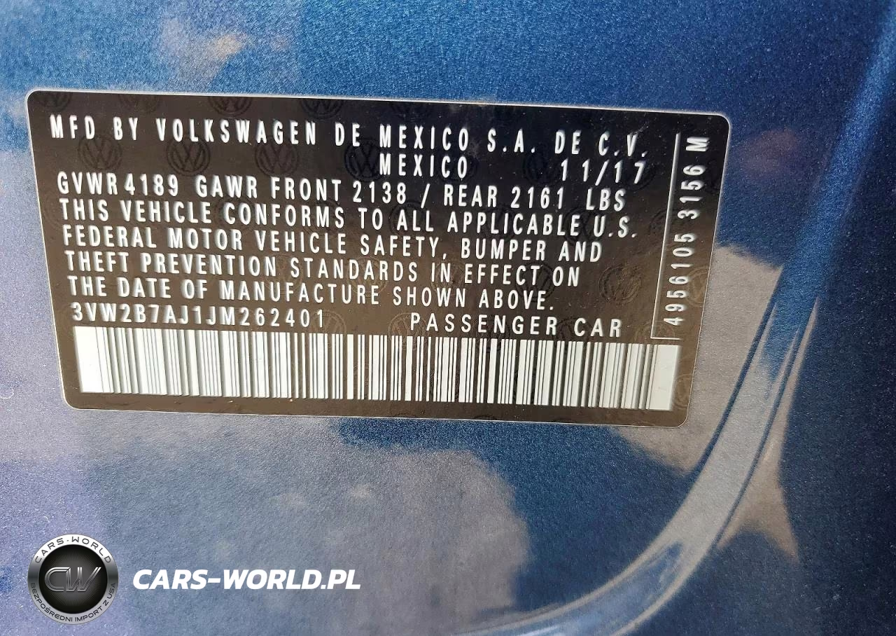 2018 Volkswagen Jetta S VIN:3VW2B7AJ1JM262401 - 12