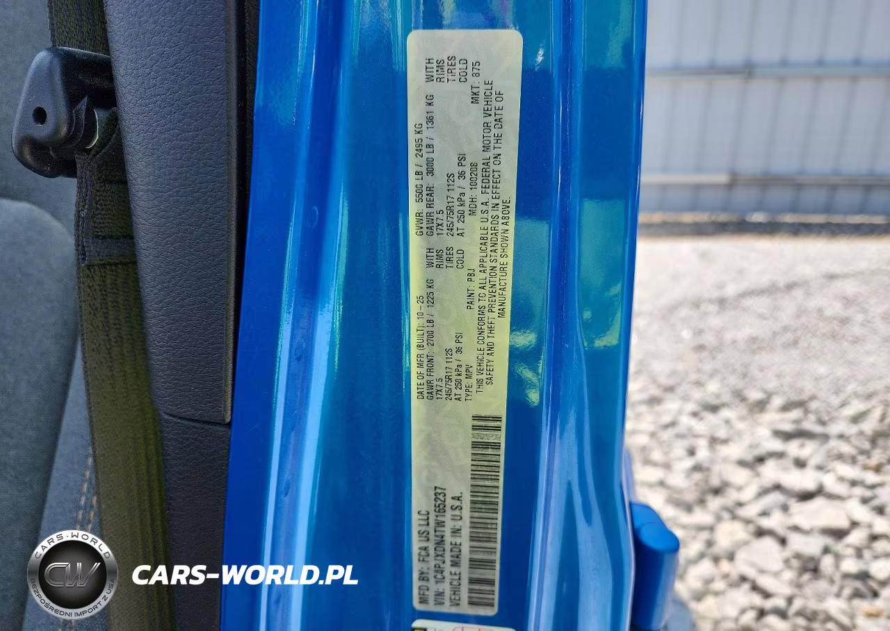 2026 Jeep Wrangler Sport VIN:1C4PJXDN4TW165237 - 12