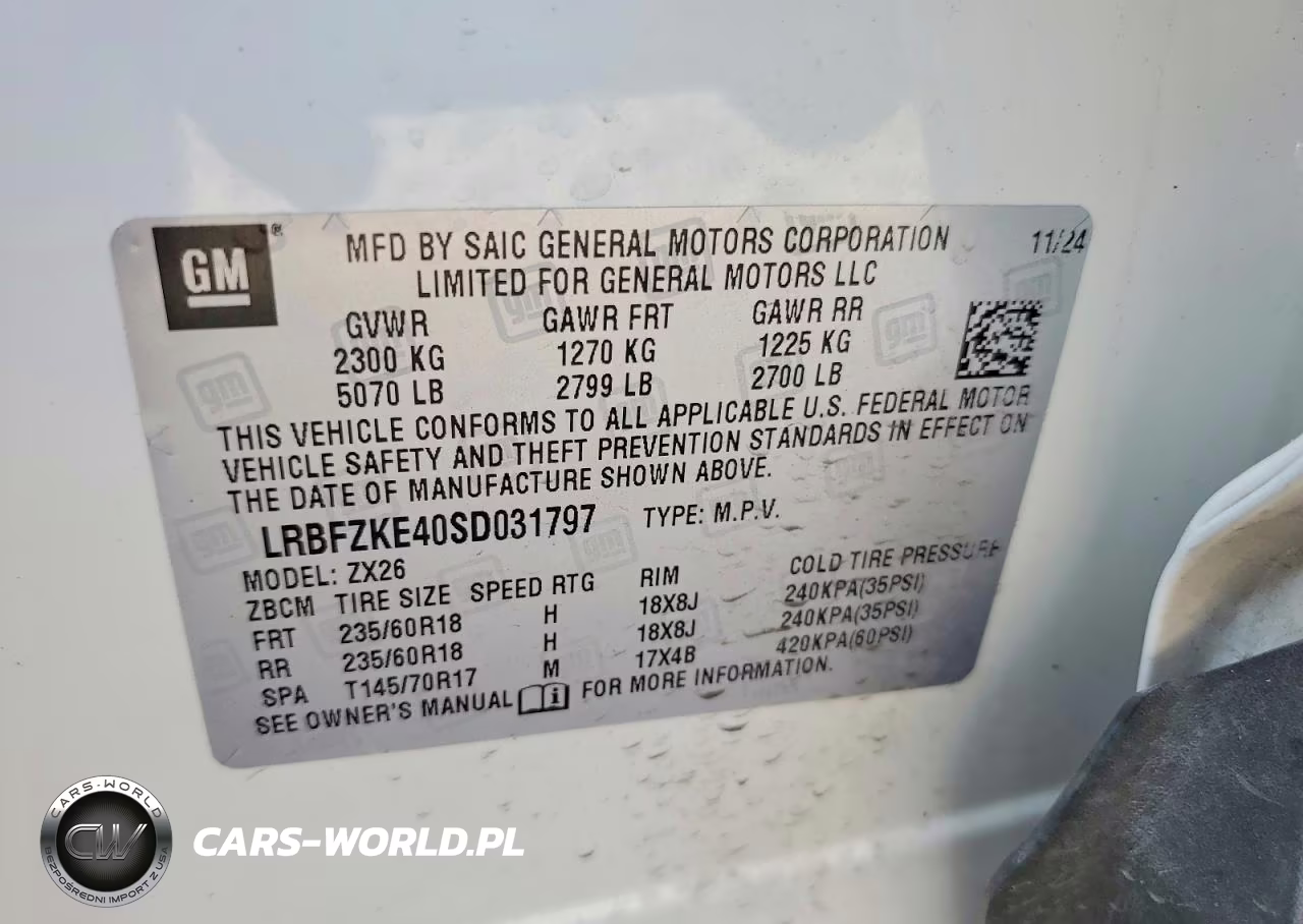 2025 Buick Envision Preferred VIN:LRBFZKE40SD031797 - 13