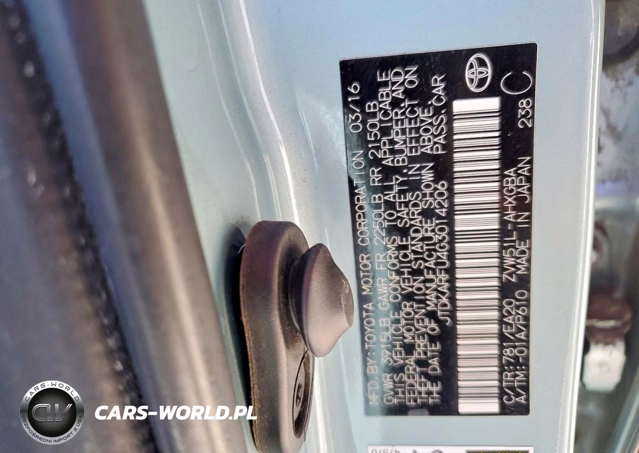 2016 Toyota Prius Four VIN:JTDKARFU4G3014206 - 12