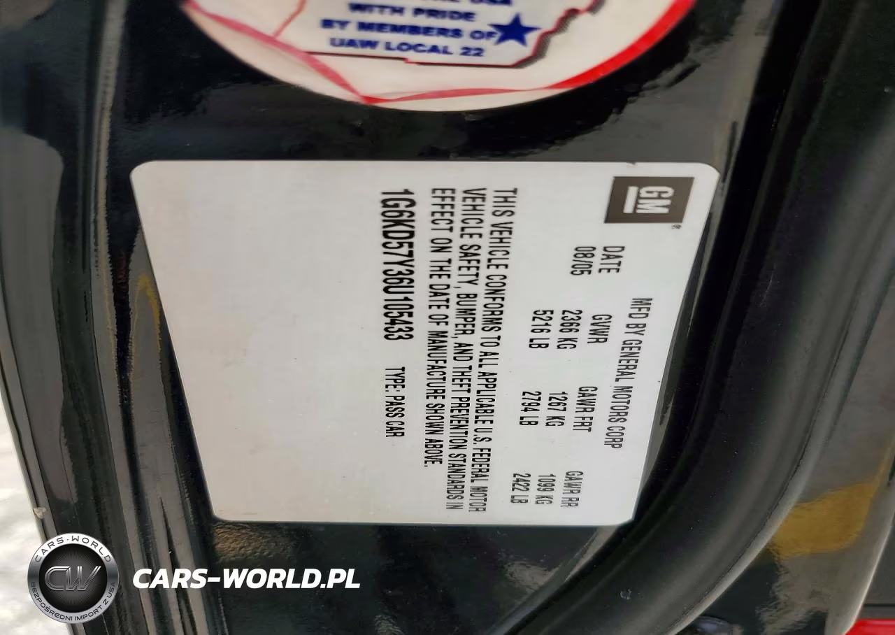 2006 Cadillac Dts VIN:1G6KD57Y36U105433 - 12
