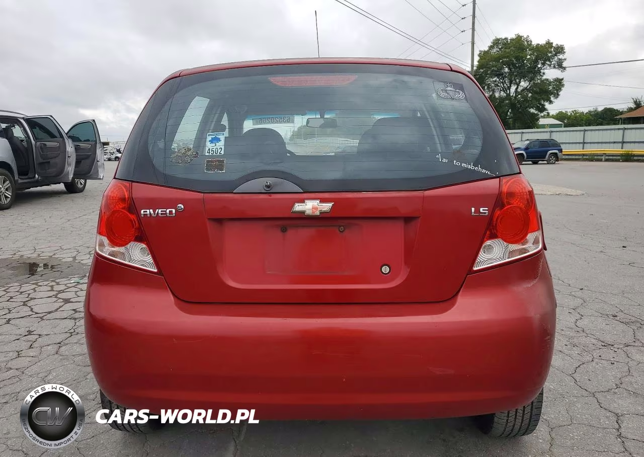 2008 Chevrolet Aveo Base VIN:KL1TD66648B063044 - 6