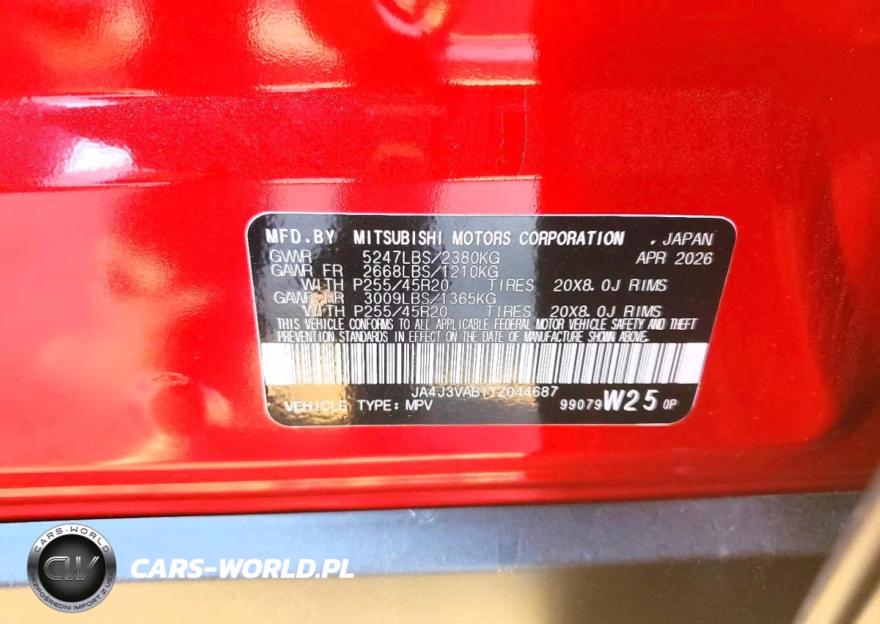 2026 Mitsubishi Outlander Se VIN:JA4J3VAB1TZ044687 - 13