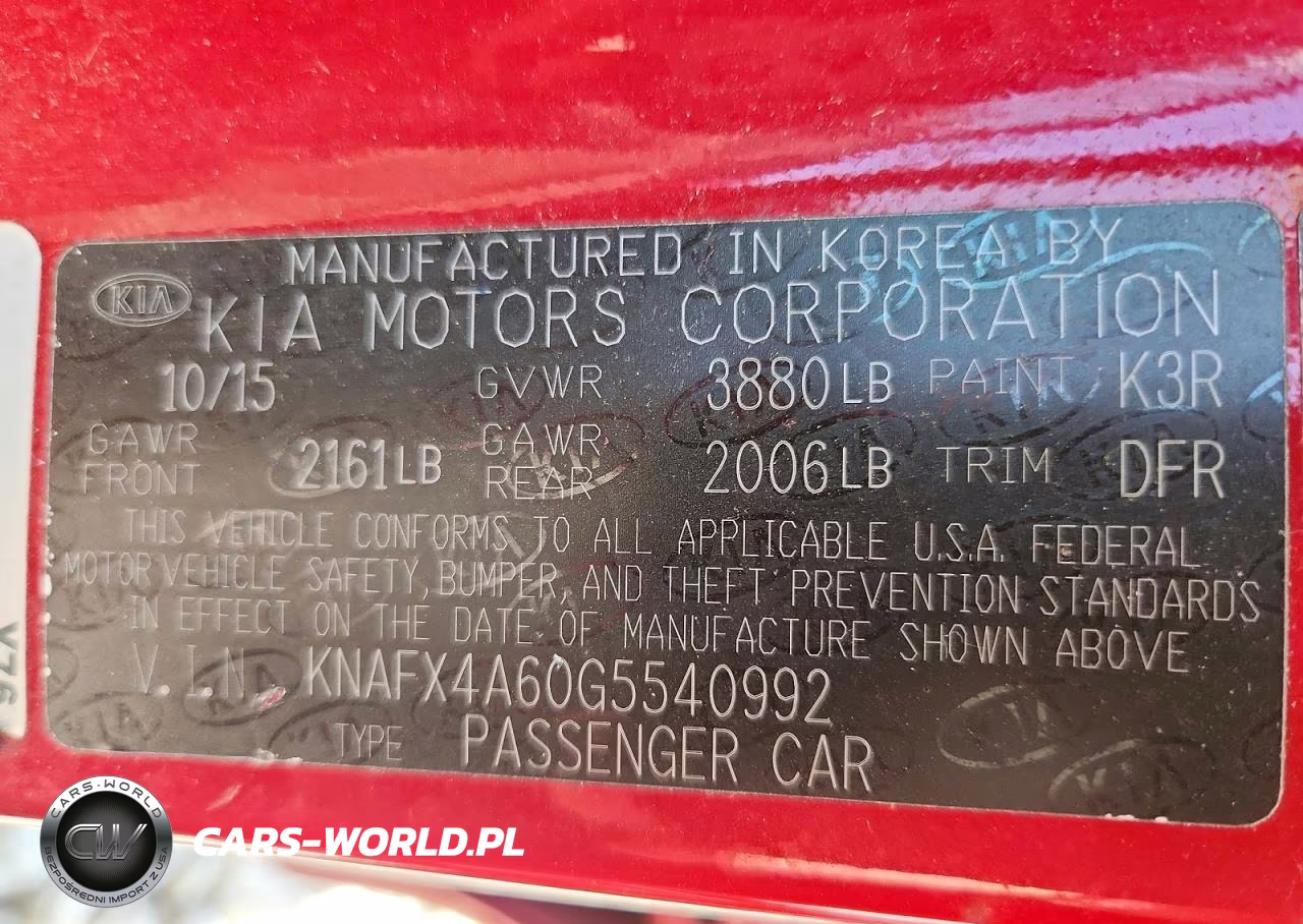 2016 Kia Forte Lx VIN:KNAFX4A60G5540992 - 12