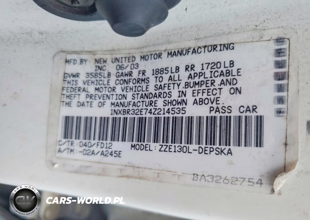 2004 Toyota Corolla S VIN:1NXBR32E74Z214535 - 12