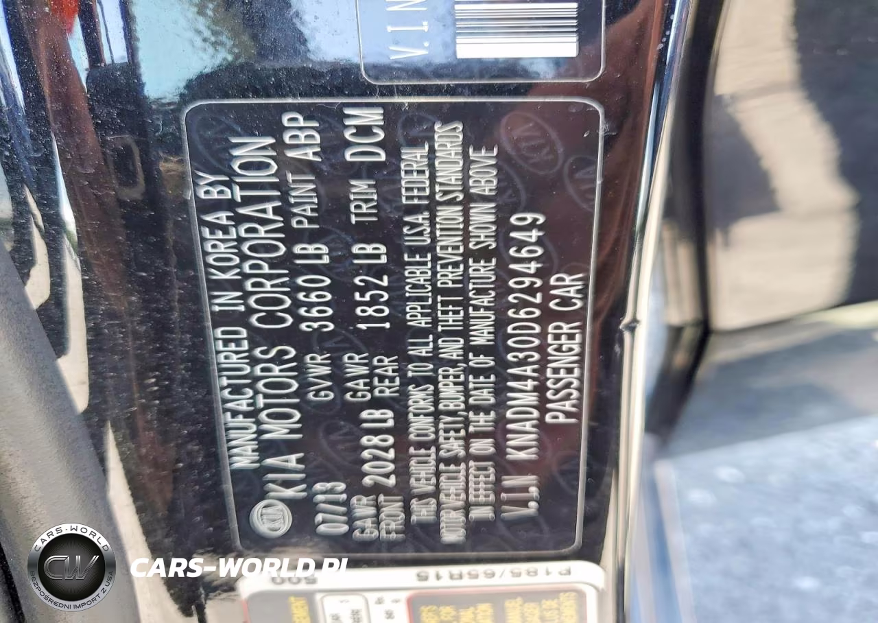 2013 Kia Rio Lx VIN:KNADM4A30D6294649 - 12