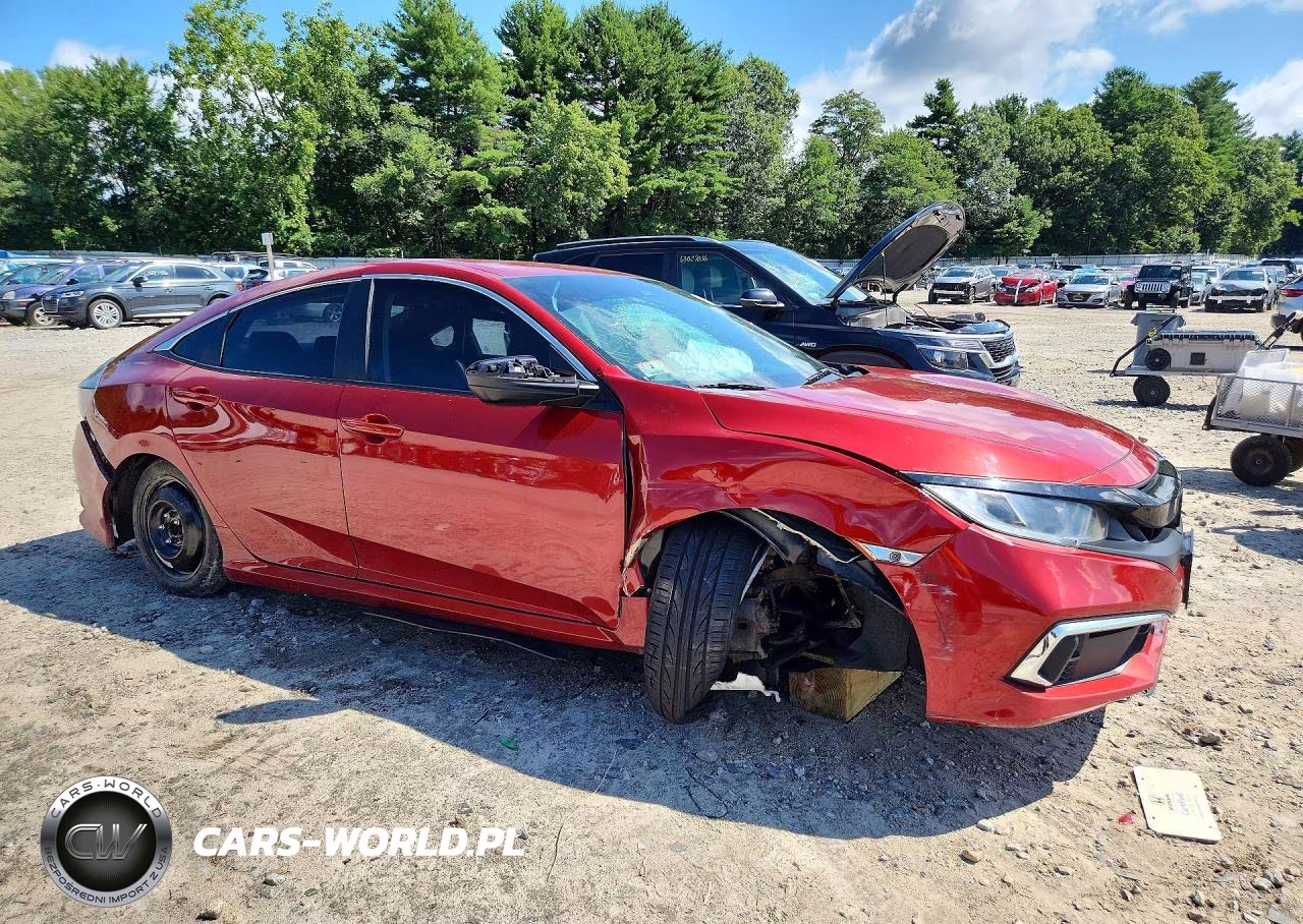 2020 Honda Civic Lx VIN:19XFC2F6XLE200081 - 4