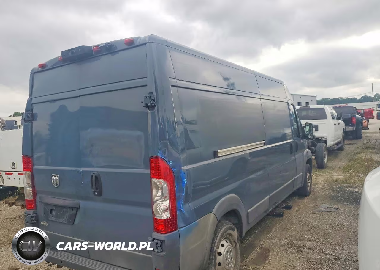 2018 Ram Promaster 2500 Delivery Van VIN:3C6TRVDGXJE160832 - 3
