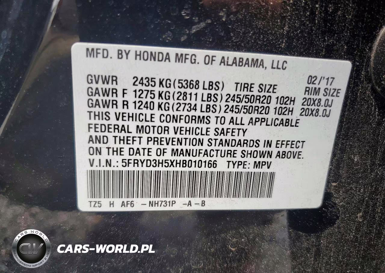 2017 Acura Mdx Technology VIN:5FRYD3H5XHB010166 - 13