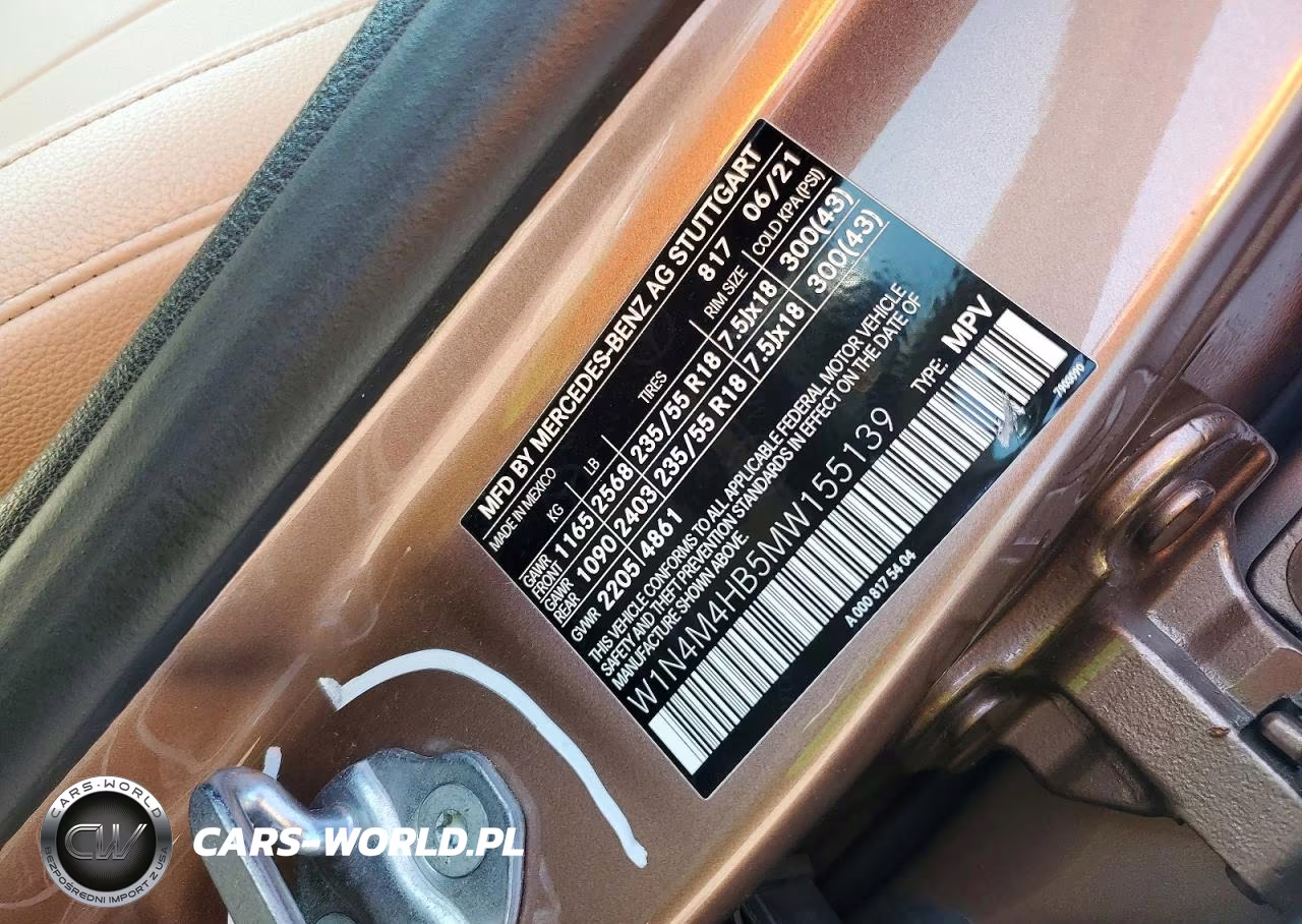 2021 Mercedes-Benz Glb 250 4Matic VIN:W1N4M4HB5MW155139 - 13