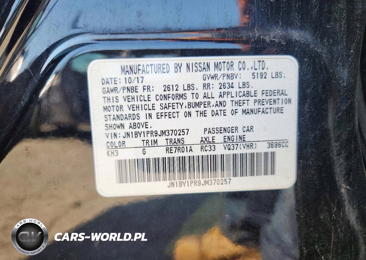 2018 Infiniti Q70L 3.7 Luxe VIN:JN1BY1PR9JM370257 - 12