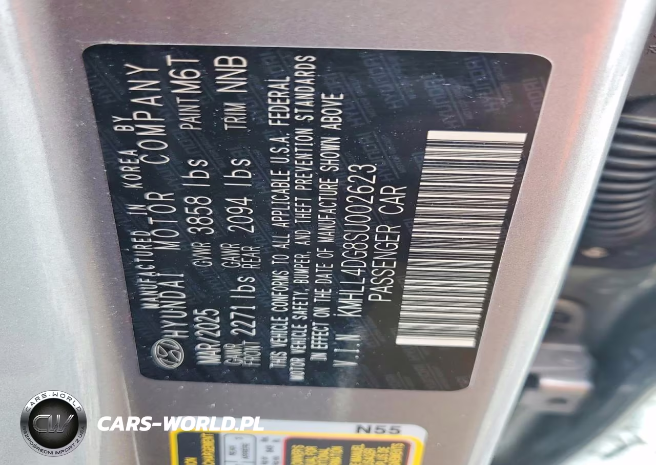 2025 Hyundai Elantra Se VIN:KMHLL4DG8SU002623 - 12
