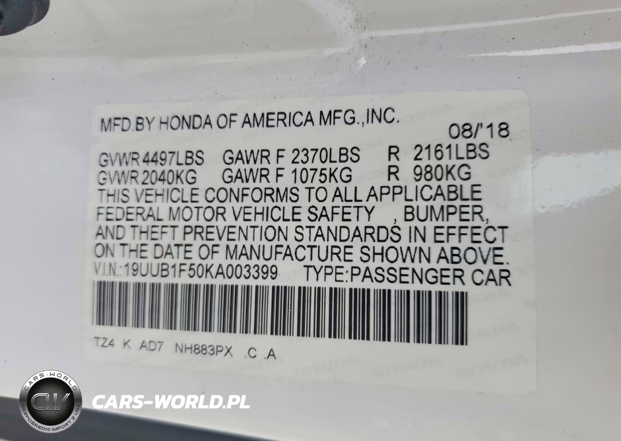 2019 Acura Tlx Technology VIN:19UUB1F50KA003399 - 12