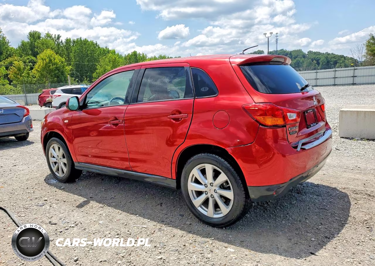 2014 Mitsubishi Outlander Sport Es VIN:4A4AP3AU2EE004136 - 2