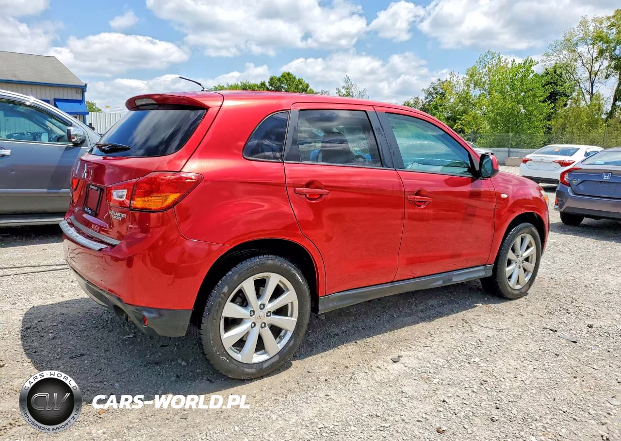 2014 Mitsubishi Outlander Sport Es VIN:4A4AP3AU2EE004136 - 3