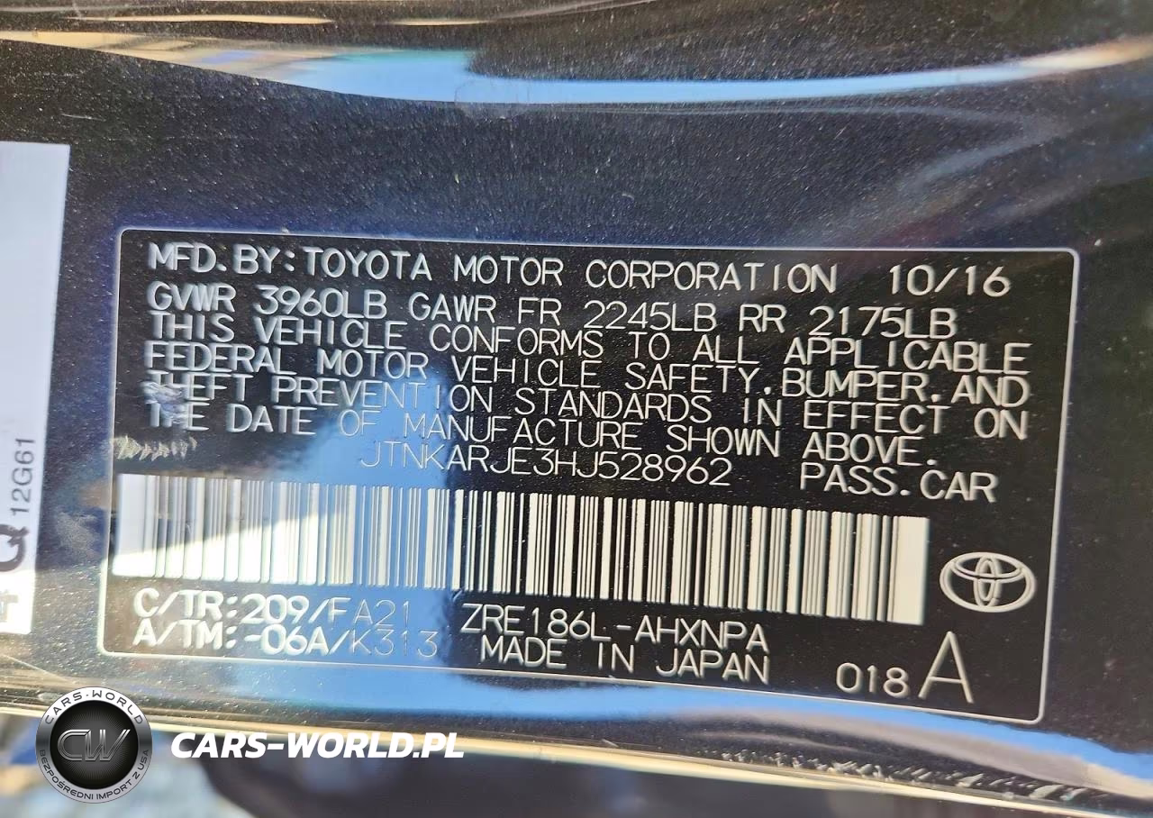 2017 Toyota Corolla Im Base VIN:JTNKARJE3HJ528962 - 13