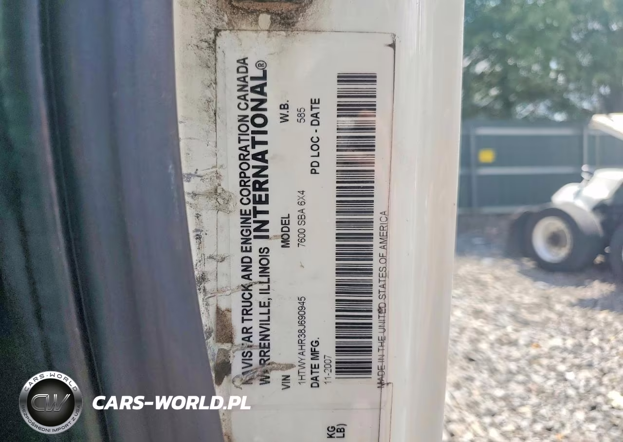 2008 International 7600 Truck Mounted Crane VIN:1HTWYAHR38J690945 - 11
