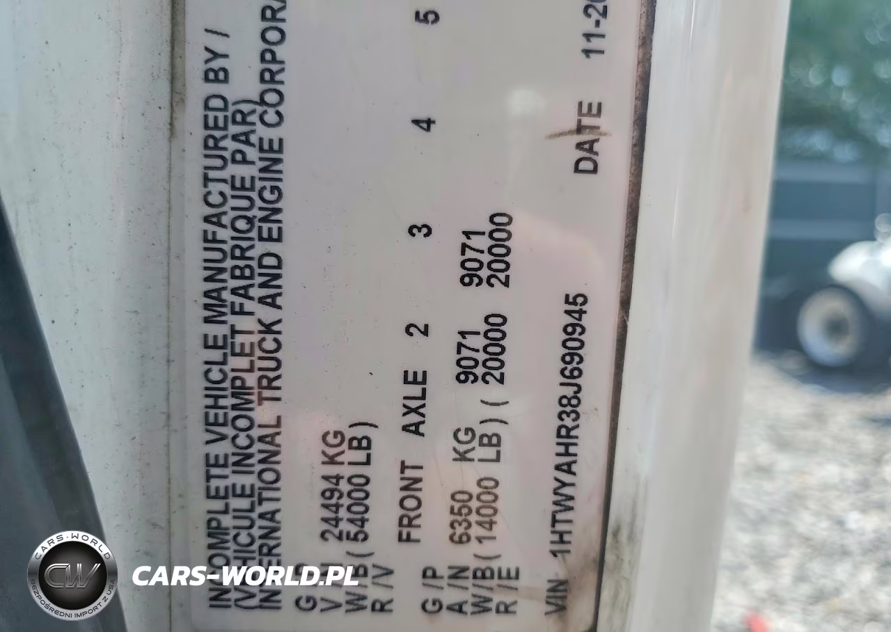 2008 International 7600 Truck Mounted Crane VIN:1HTWYAHR38J690945 - 12