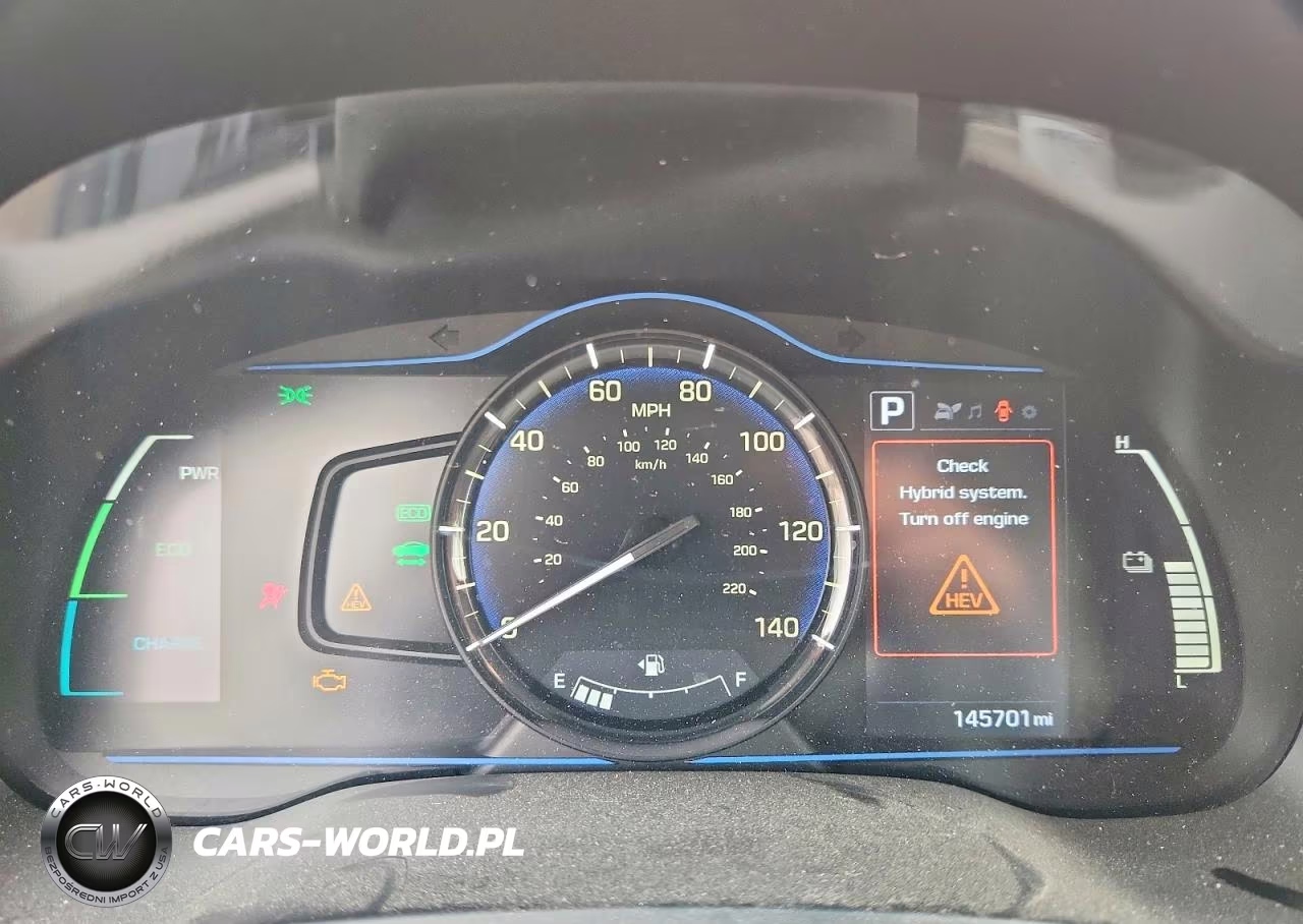 2017 Hyundai Ioniq Blue VIN:KMHC65LC2HU030745 - 9
