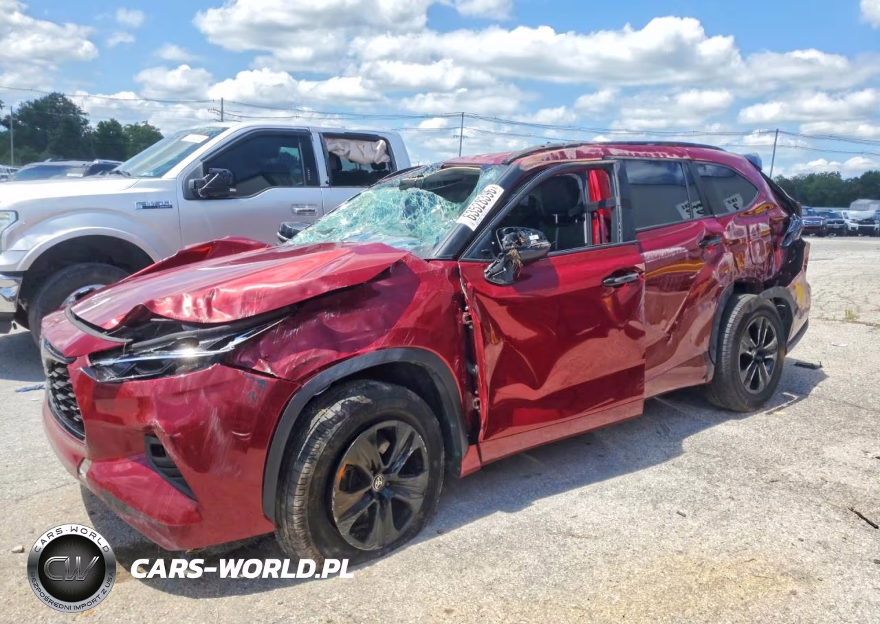 2024 Toyota Highlander Hybrid Xle Nightshade VIN:5TDKARAH0RS536861 - 1