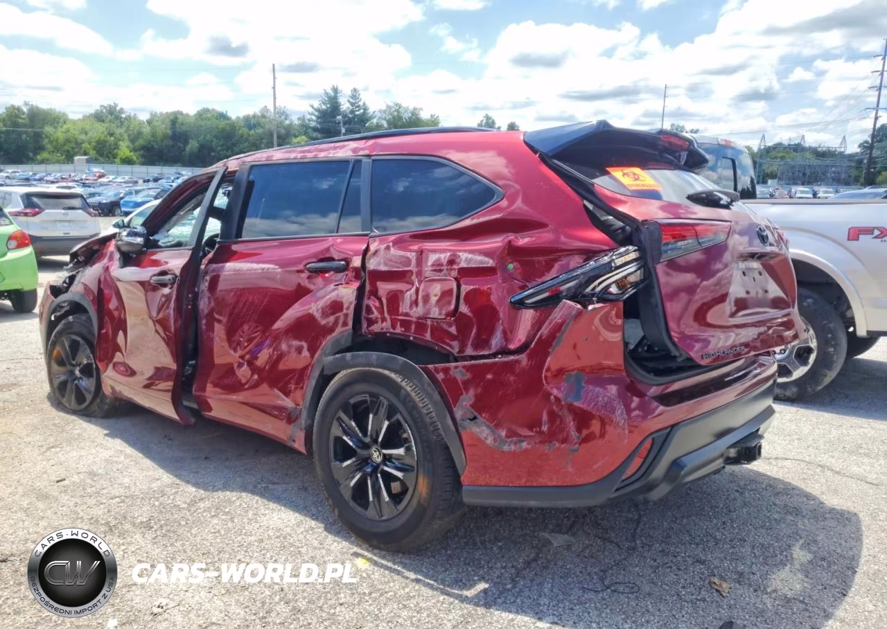 2024 Toyota Highlander Hybrid Xle Nightshade VIN:5TDKARAH0RS536861 - 2