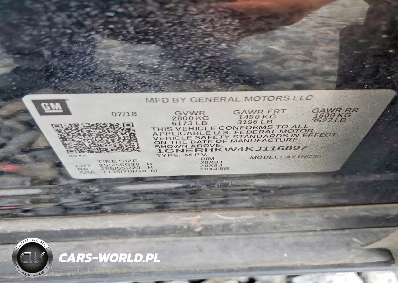 2019 Chevrolet Traverse Lt VIN:1GNERHKW4KJ116897 - 12