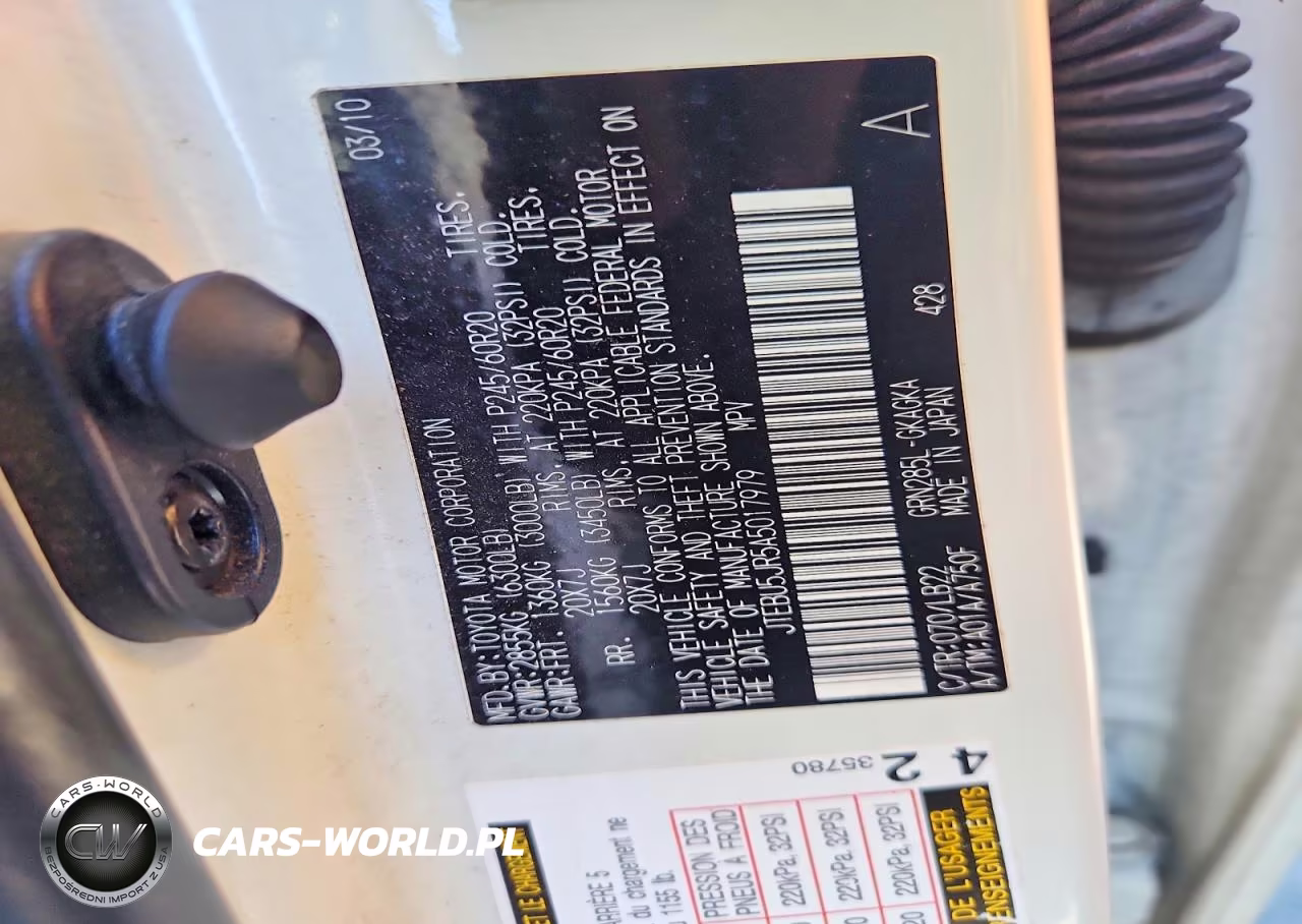 2010 Toyota 4Runner Limited VIN:JTEBU5JR5A5017979 - 12