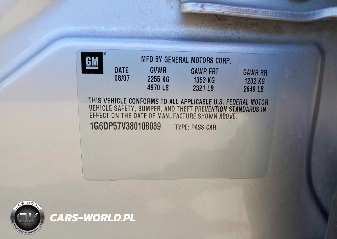 2008 Cadillac Cts Hi Feature V6 VIN:1G6DP57V380108039 - 12