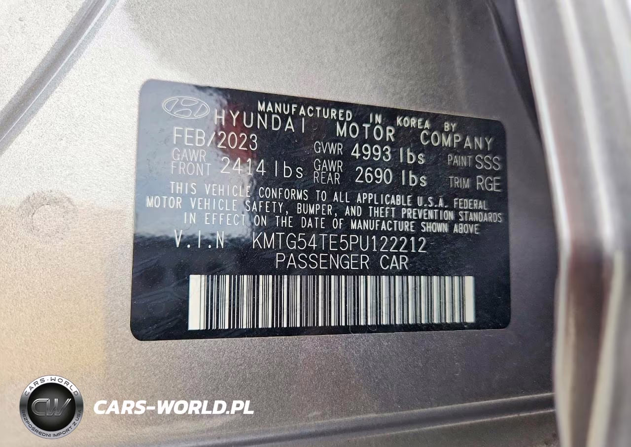 2023 Genesis G70 3.3T Standard VIN:KMTG54TE5PU122212 - 12