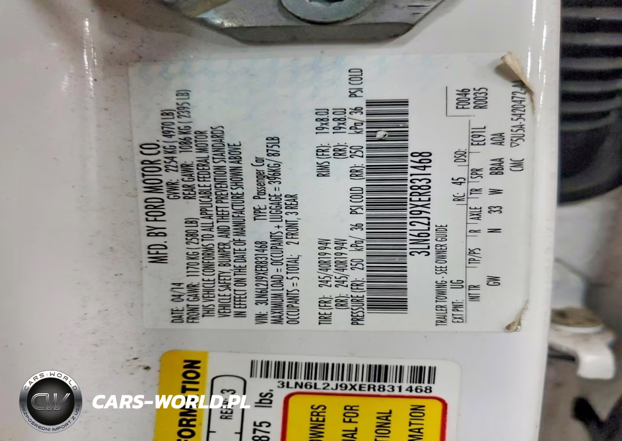 2014 Lincoln Mkz VIN:3LN6L2J9XER831468 - 12